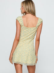 Seyani Mini Dress Yellow